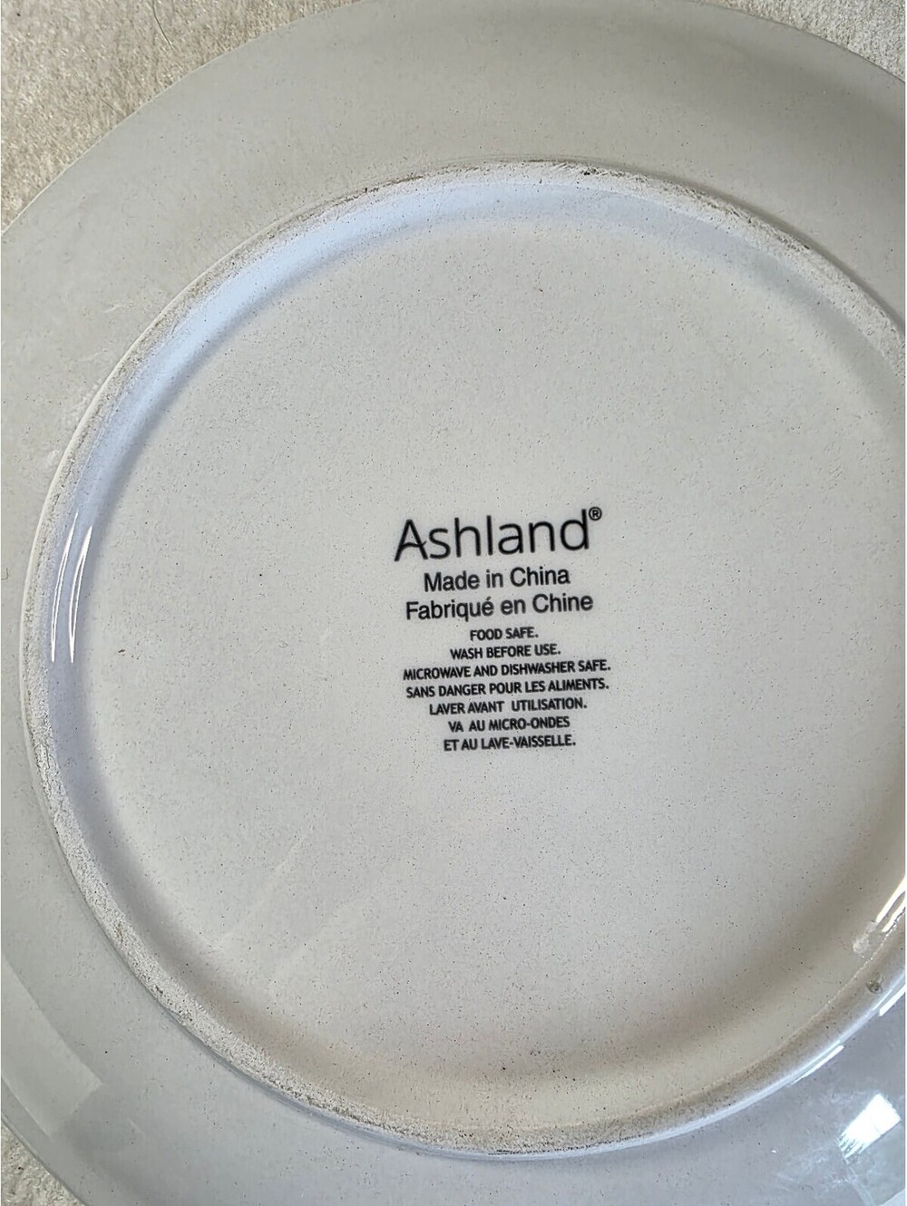 Ashland Fall Salad Plate Blue Pickup Truck Pumpkins Harvest 8.75” - Picture 5 of 6
